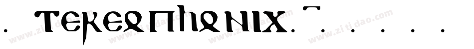 Stereophonic 1字体转换